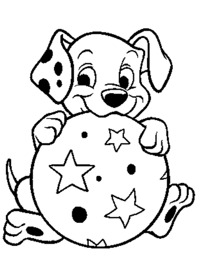 Plansa de colorat cu 102 Dalmatieni 48 66